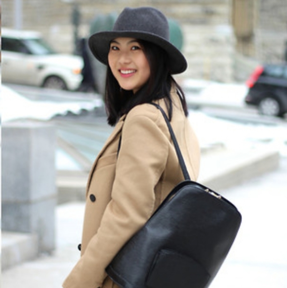 J. Crew Wool Fedora Grey